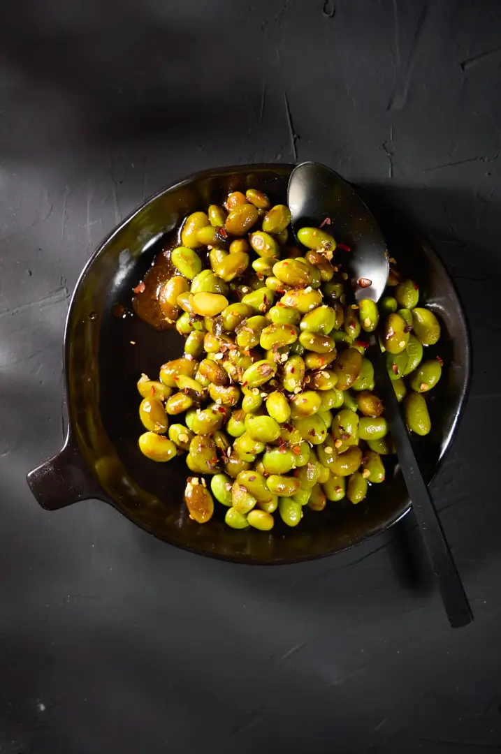 Edamame met miso